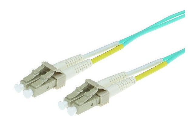 ACT OM3 Glasvezelpatchkabel 5 meter – LC/LC Multimode 50/125 Duplex UPC (RL9605) (Nieuw)