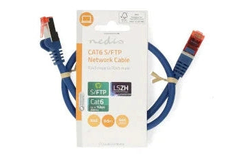 Nedis Netwerkkabel S/FTP CAT6 kabel - 0.50 meter (Blauw)