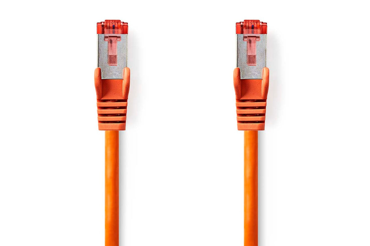 Nedis Netwerkkabel S/FTP CAT6 kabel - 0.50 meter (Oranje)
