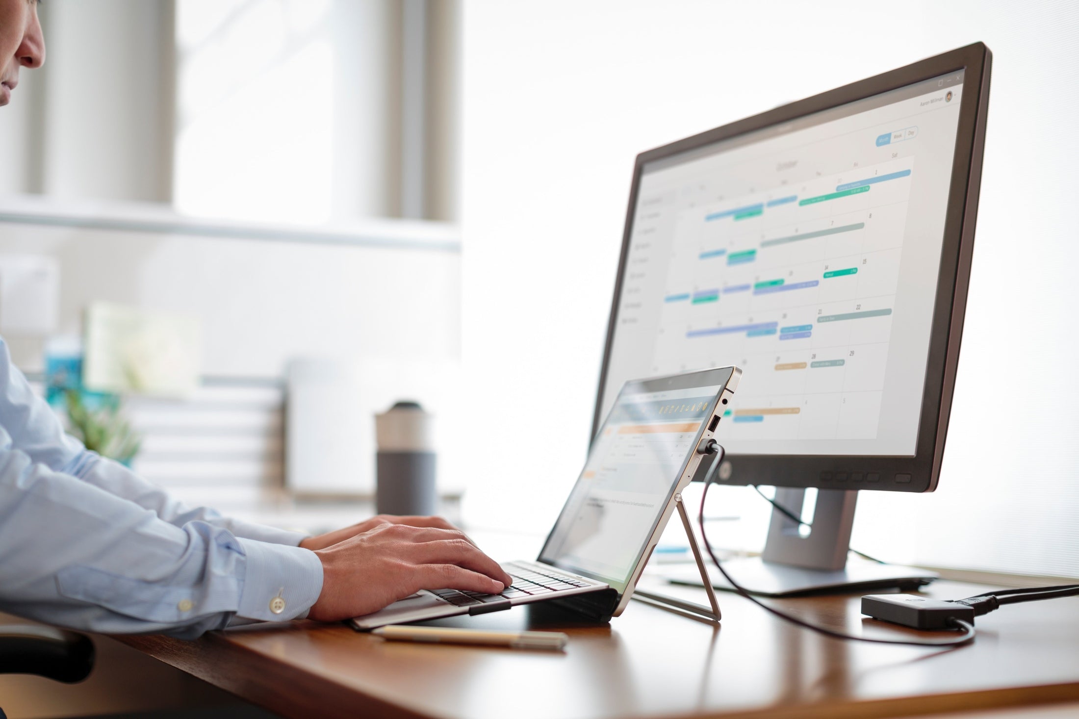 HP EliteDisplay E242 Zwart