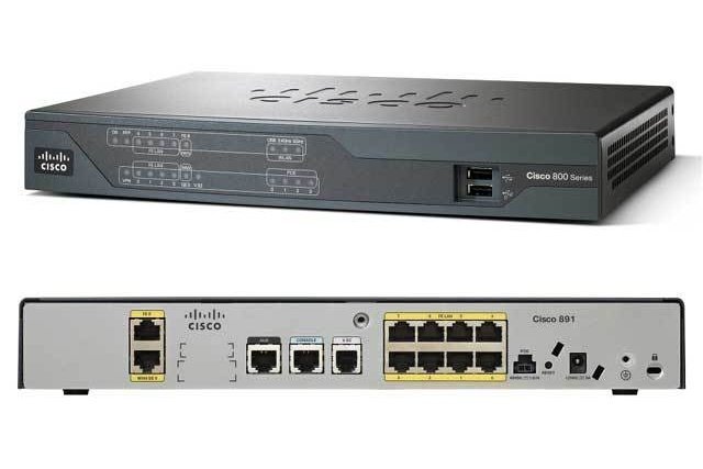 Cisco 881 Integrated Services Router (Geen adapter)