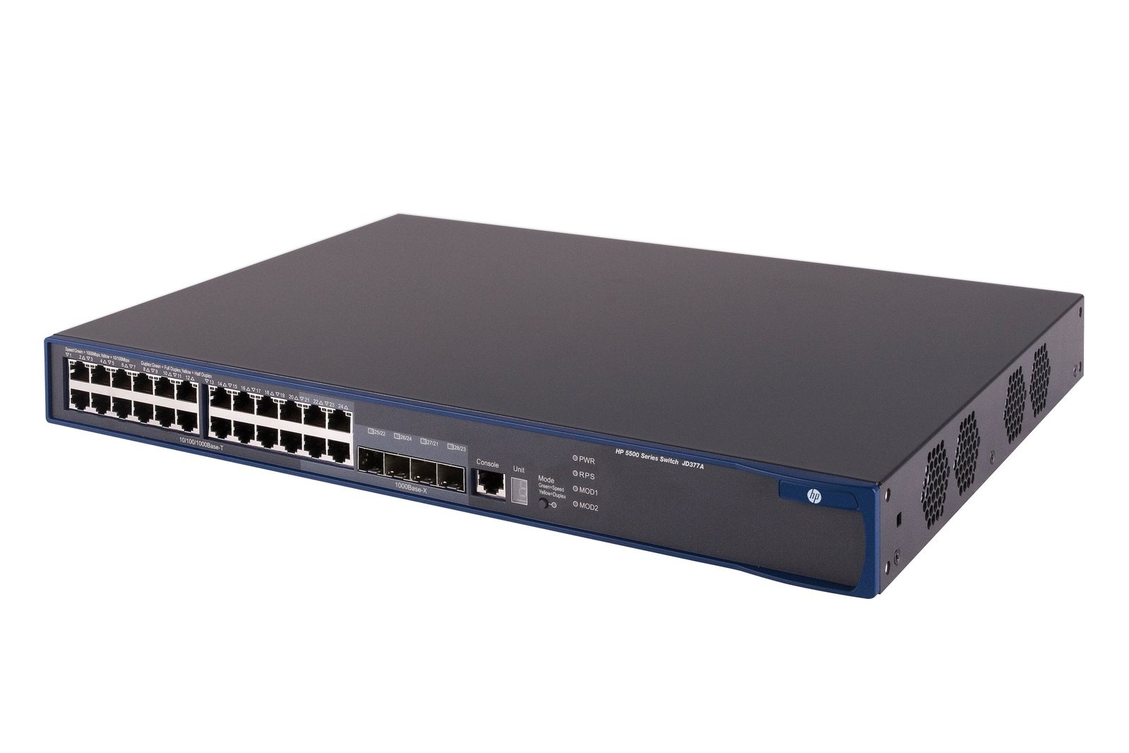 Hewlett Packard Enterprise ProCurve 5500-24G EI Switch - Zwart