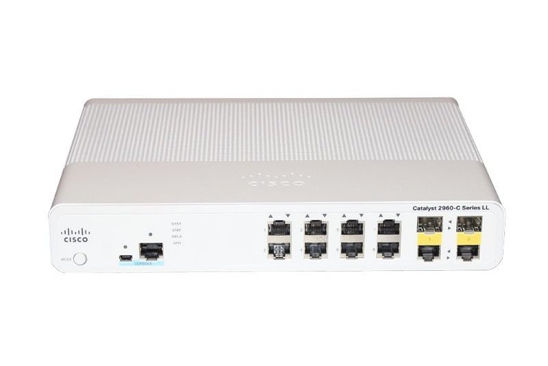 Cisco Catalyst 2960C Switch 8 FE, 2 x Dual Uplink, Lan (WS-C2960C-8TC-S) | Black Friday