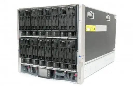 HPE Blade System HP C7000 G3 Platinum Blade Server Chassis Enclosure 681844-B21 6x 2400W High Efficiency PSU 10x FAN 2x OA modules