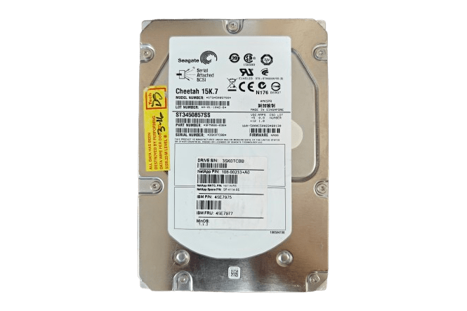 Seagate Cheetah 15K.7 ST3450857SS 450GB 3.5-inch 15000 RPM 16MB SAS HDD
