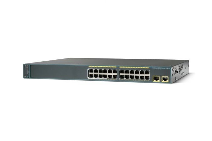Cisco Catalyst 2960 WS-C2960-24TT-L + 1000BT LAN Base Image