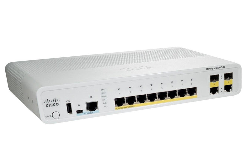 Cisco Catalyst WS-C2960C-12PC-L netwerk-switch Managed L2 Fast Ethernet (10/100) Power over Ethernet (PoE)