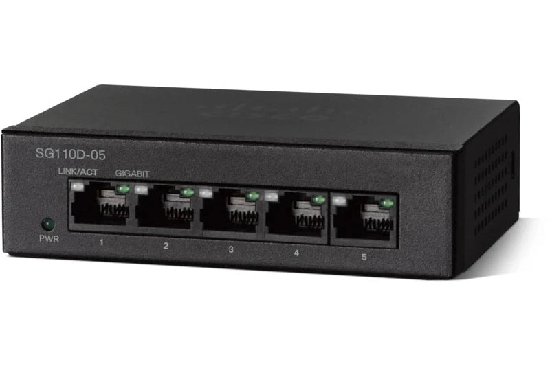 Cisco SG110D-05 5-Port Gigabit Desktop Switch
