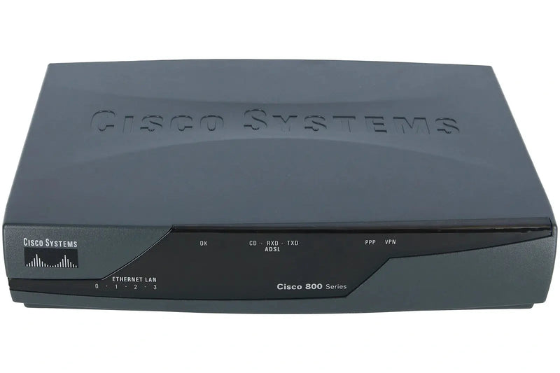 Cisco 800 Series Cisco 877 Integrated Services Router CISCO877-K9 (Geen adapter)