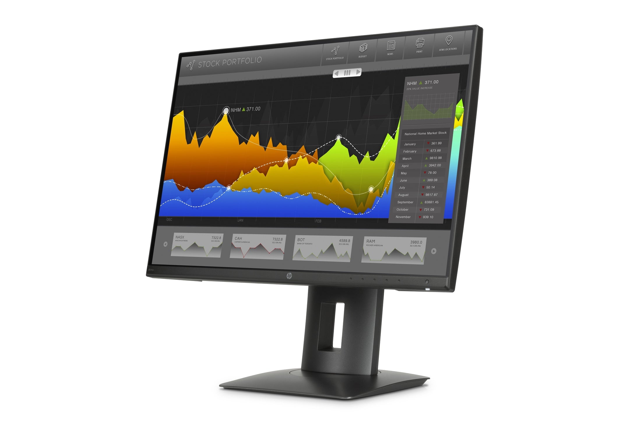 HP Z24nq 23.8-inch Narrow Bezel IPS Display