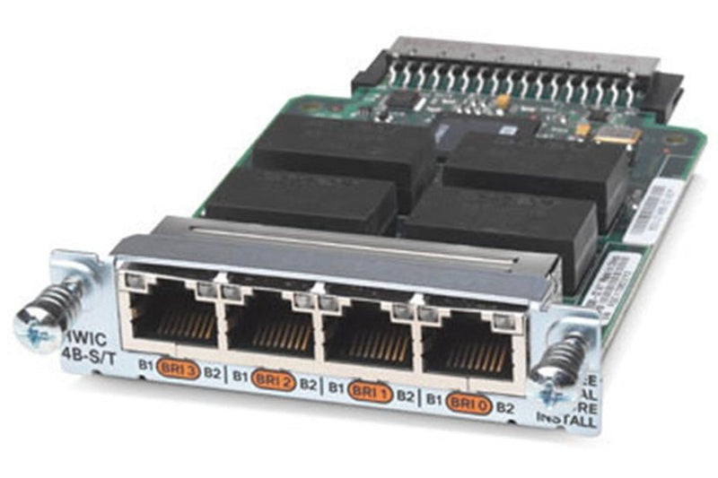 Cisco HWIC-4B-S/T - 4-port ISDN BRI High-Speed WAN Interface Card