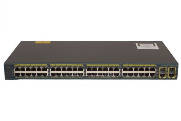 Cisco Catalyst 2960 48×10/100, 2xT/SFP LAN Lite WS-C2960-48TC-S