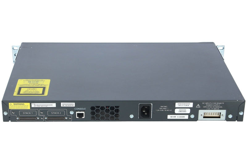 Cisco - WS-C3750-48TS-S - Catalyst 3750 48 10/100 + 4 SFP Standard Multilayer Image