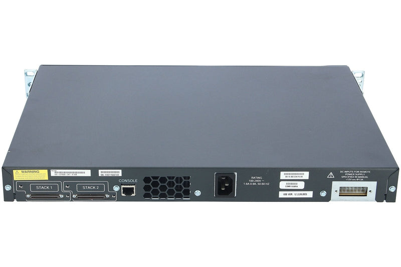 Cisco - WS-C3750G-24T-S - Catalyst 3750 24 10/100/1000T Standard Multilayer Image