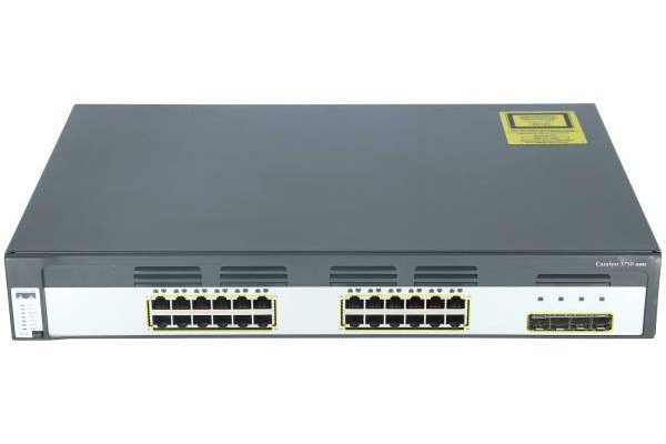 Cisco Catalyst WS-C3750G-24TS-S - 3750 24 10/100/1000 + 4 SFP IPB Image
