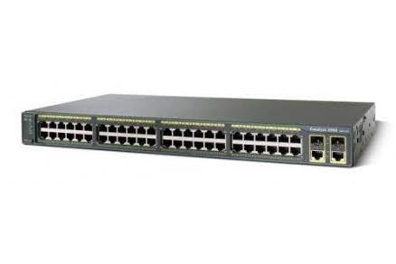 Cisco Catalyst 2960 48×10/100, 2xT/SFP LAN Lite WS-C2960-48TC-S
