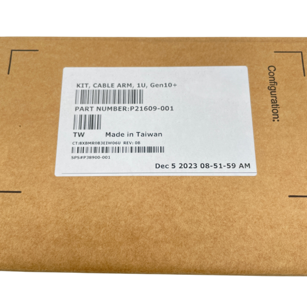 HPE P21609-001 – 1U Cable Management Arm voor ProLiant Gen10+ (Nieuw)