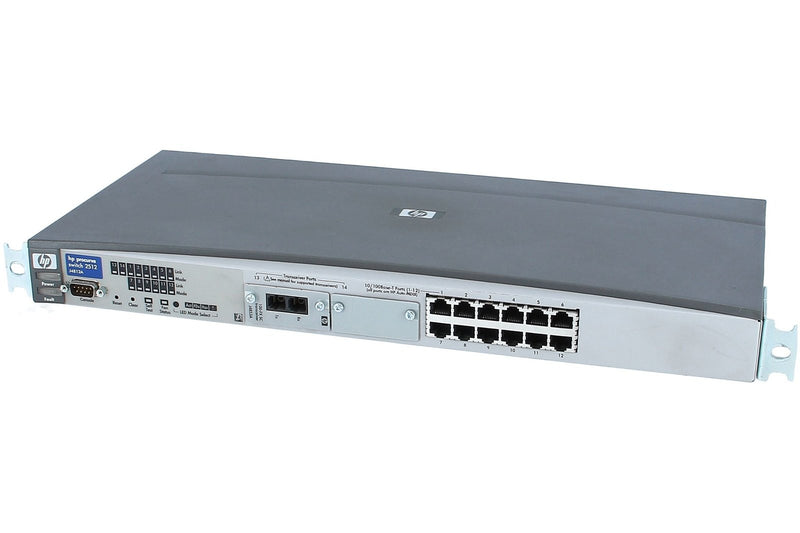 HPE - J4812A - ProCurve Switch 2512 - Transceiver - 1.000 Mbps - 12-Port