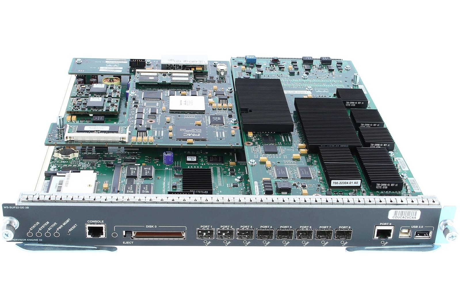 Cisco Systems WS-SUP32-GE-3B Catalyst 6500 Supervisor 32 with 8 GE uplinks and PFC3B