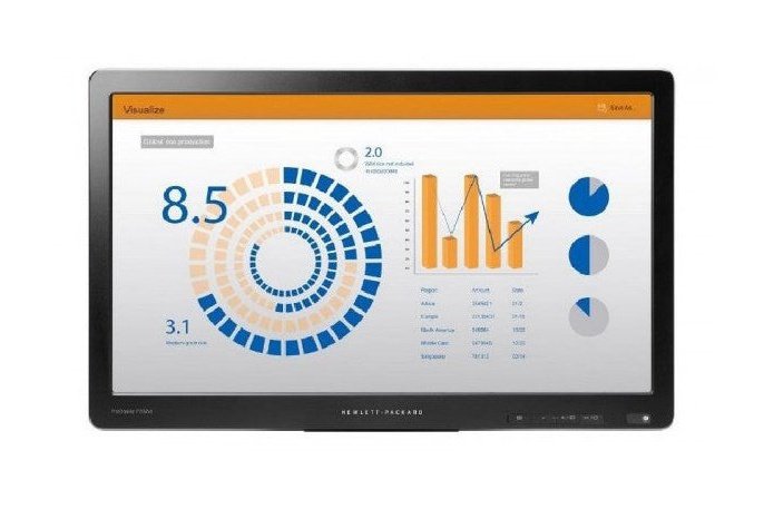 HP ProDisplay P202VA Zonder Monitorstandaard