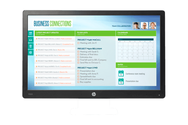 HP ProDisplay P223 Zonder Monitorstandaard