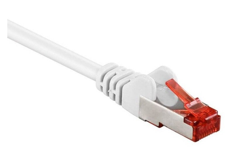 Netwerkkabel S/FTP CAT6 kabel - 10 meter Wit