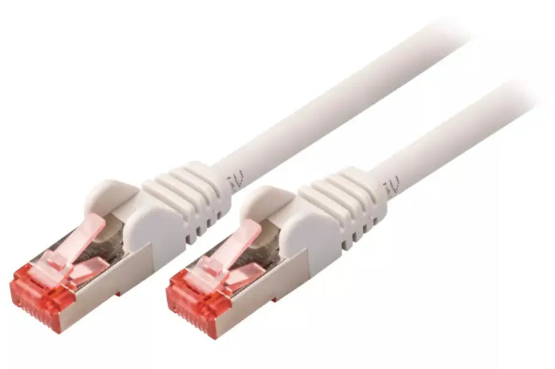 Netwerkkabel S/FTP CAT6 kabel - 10 meter Wit