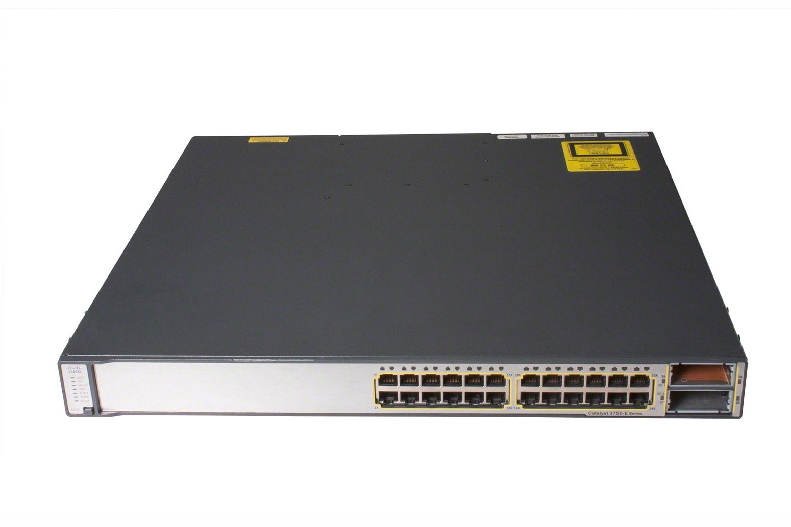 Cisco - WS-C3750E-24PD-S - Catalyst 3750E 24 10/100/1000 PoE+2*10GE(X2),750W,IPB