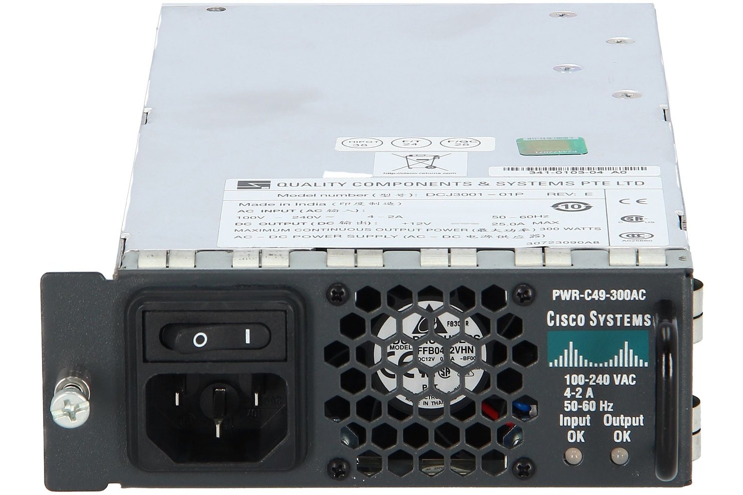 Cisco PWR-C49-300AC Catalyst 4948 300-Watt AC Power Supply