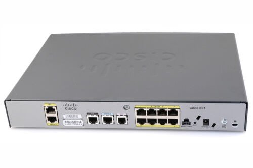 CISCO 891-K9 V02 Integrated Service Router Geen Adapter
